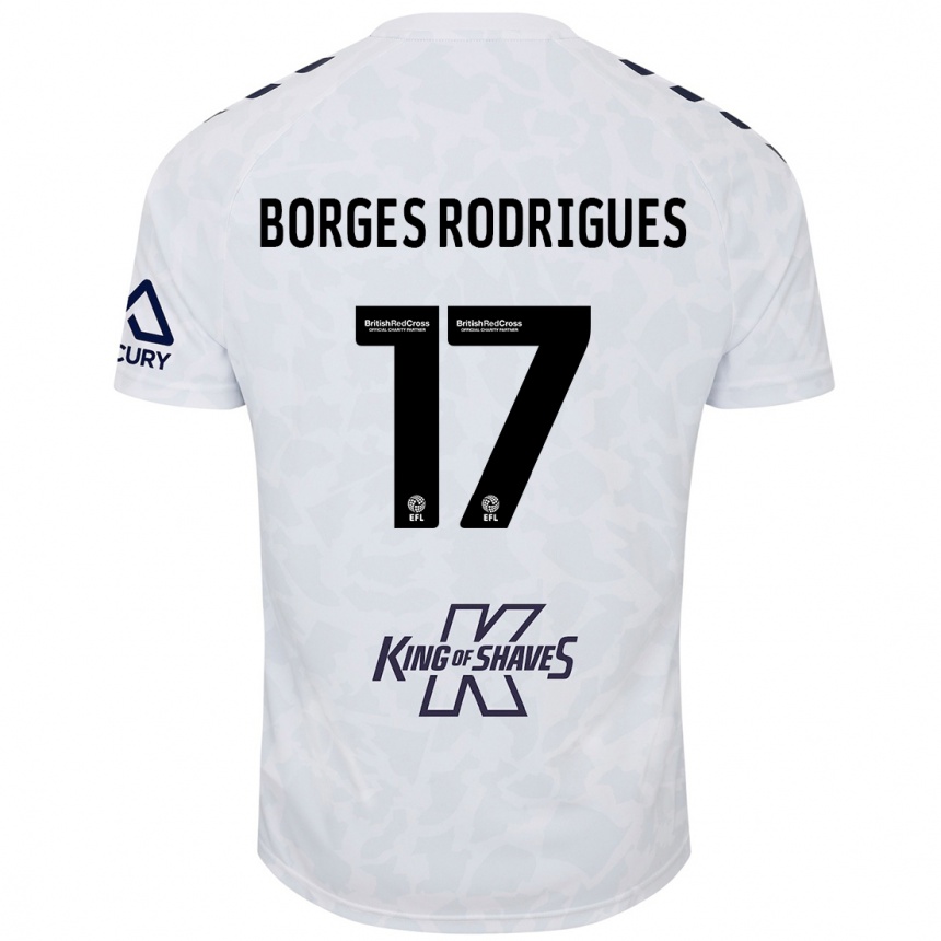 Enfant Football Maillot Raphael Borges Rodrigues #17 Blanc Tenues Extérieur 2024/25 Canada