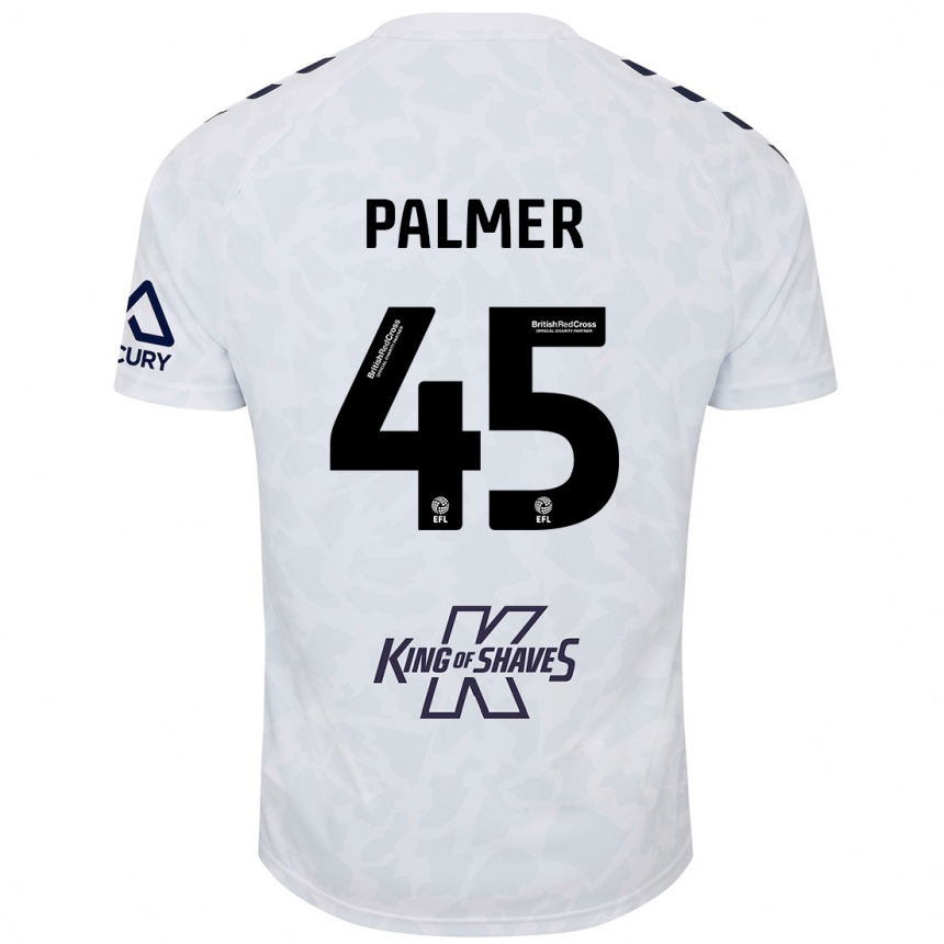 Kids Football Kasey Palmer #45 White Away Jersey 2024/25 T-Shirt Canada