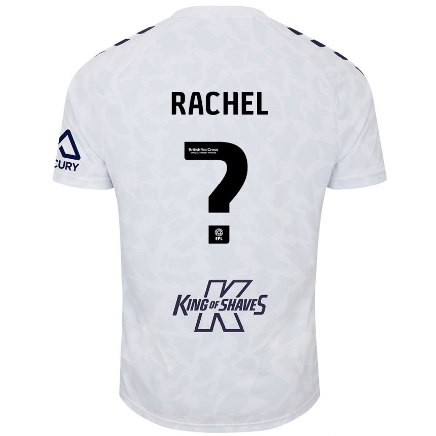 Enfant Football Maillot Daniel Rachel #0 Blanc Tenues Extérieur 2024/25 Canada