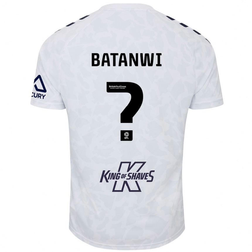 Enfant Football Maillot Tristen Batanwi #0 Blanc Tenues Extérieur 2024/25 Canada