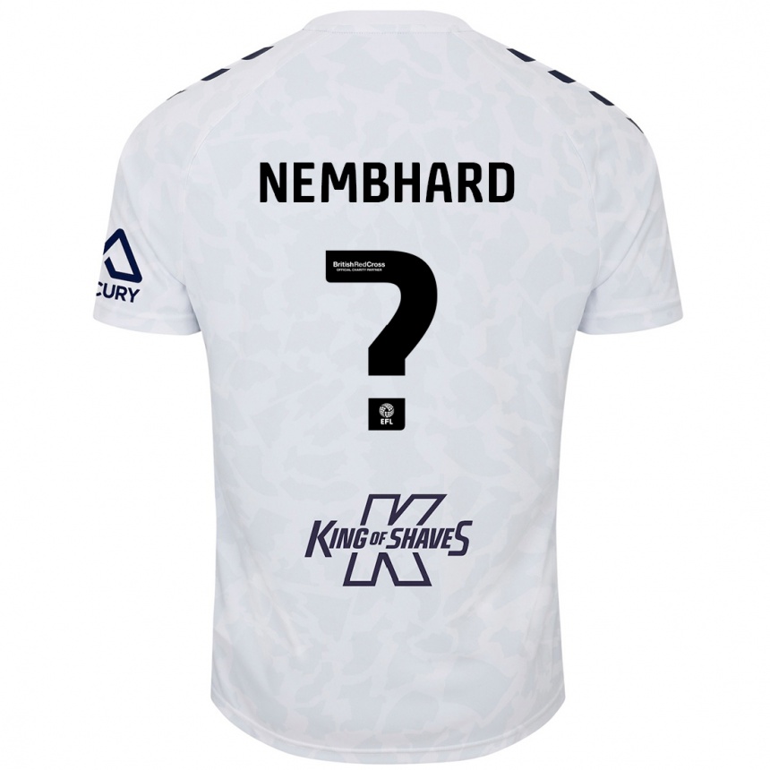 Kids Football Kesiah Nembhard #0 White Away Jersey 2024/25 T-Shirt Canada