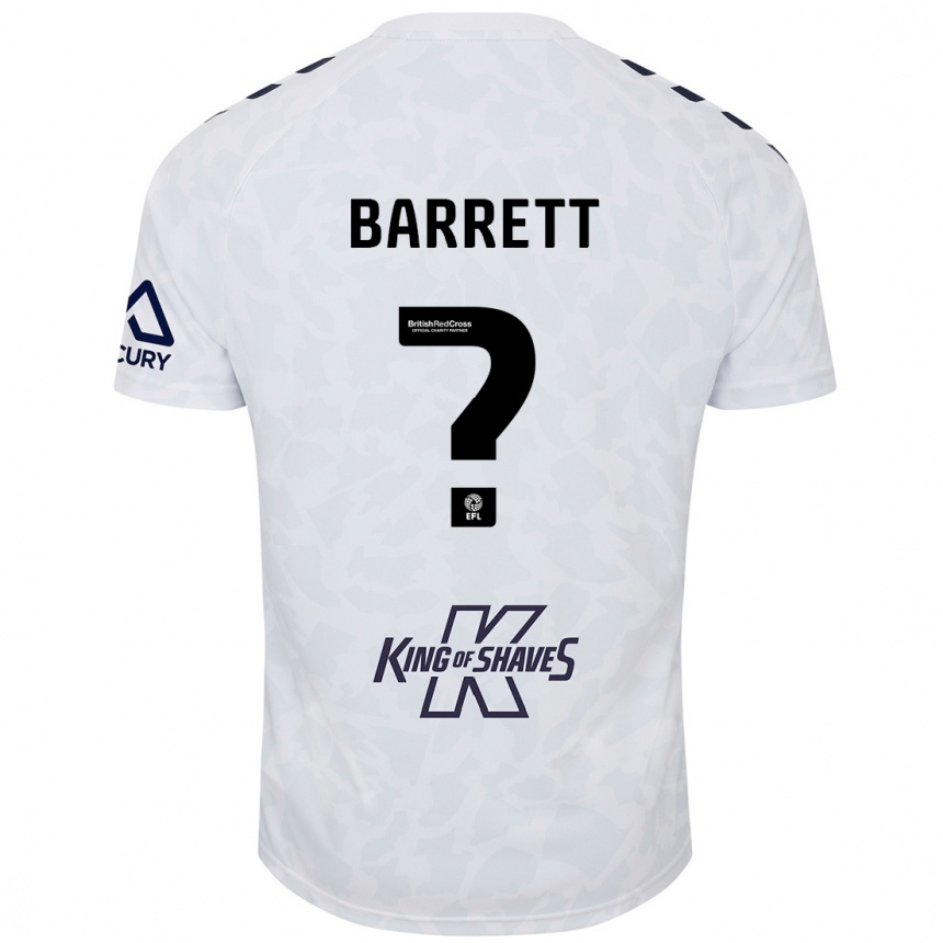 Enfant Football Maillot Marlow Barrett #0 Blanc Tenues Extérieur 2024/25 Canada