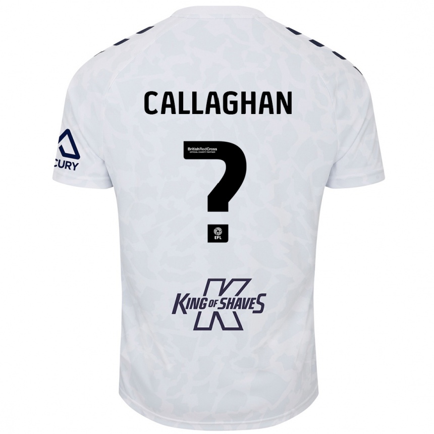 Enfant Football Maillot Charlie Callaghan #0 Blanc Tenues Extérieur 2024/25 Canada