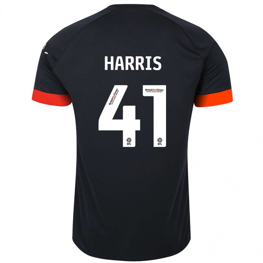 Enfant Football Maillot Taylan Harris #41 Noir Orange Tenues Extérieur 2024/25 Canada