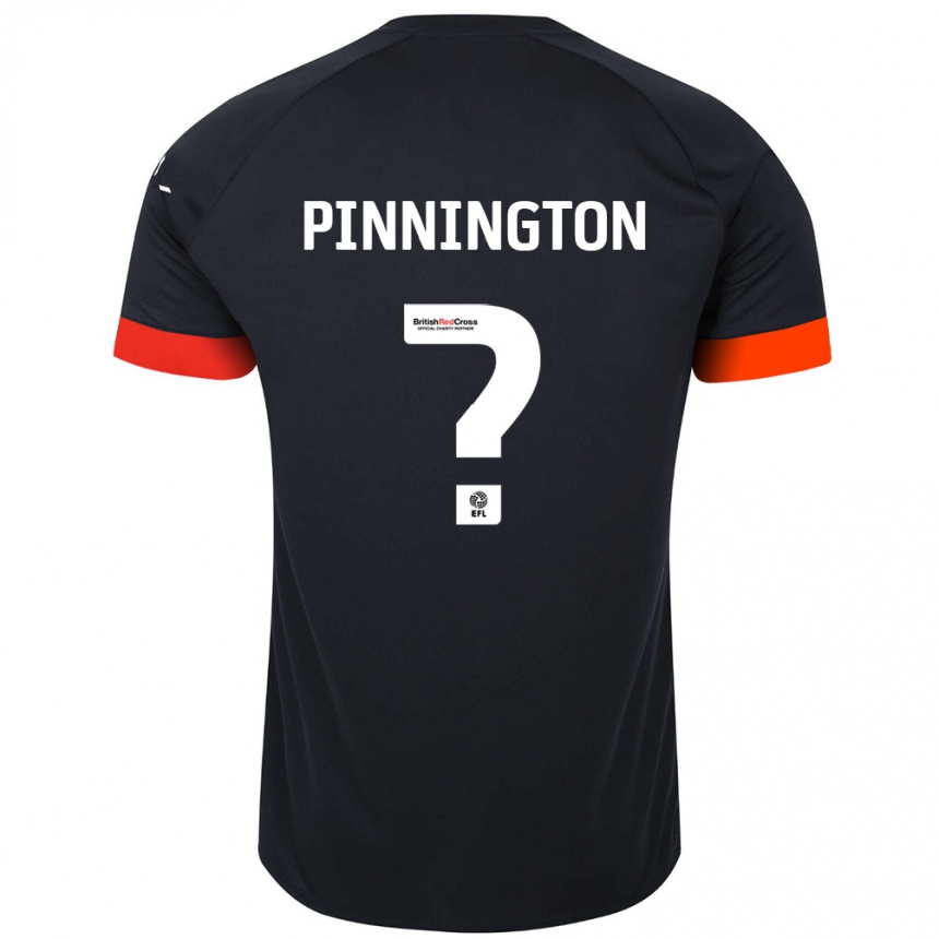 Enfant Football Maillot Jacob Pinnington #0 Noir Orange Tenues Extérieur 2024/25 Canada