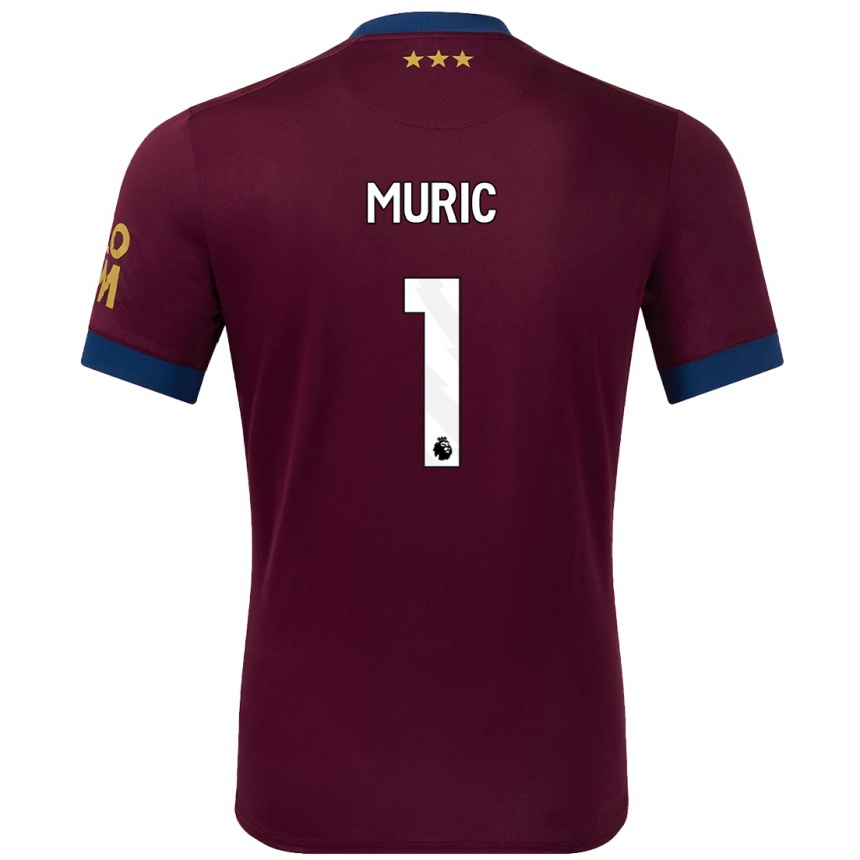 Enfant Football Maillot Arijanet Muric #1 Marron Tenues Extérieur 2024/25 Canada