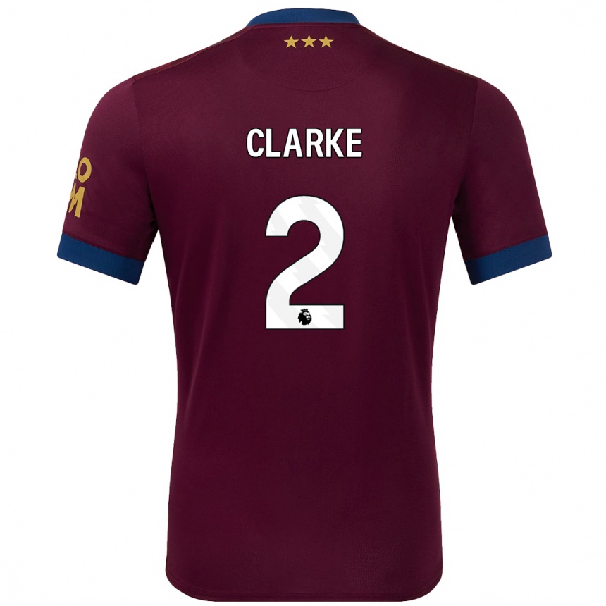 Enfant Football Maillot Harry Clarke #2 Marron Tenues Extérieur 2024/25 Canada