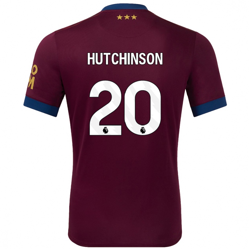 Enfant Football Maillot Omari Hutchinson #20 Marron Tenues Extérieur 2024/25 Canada