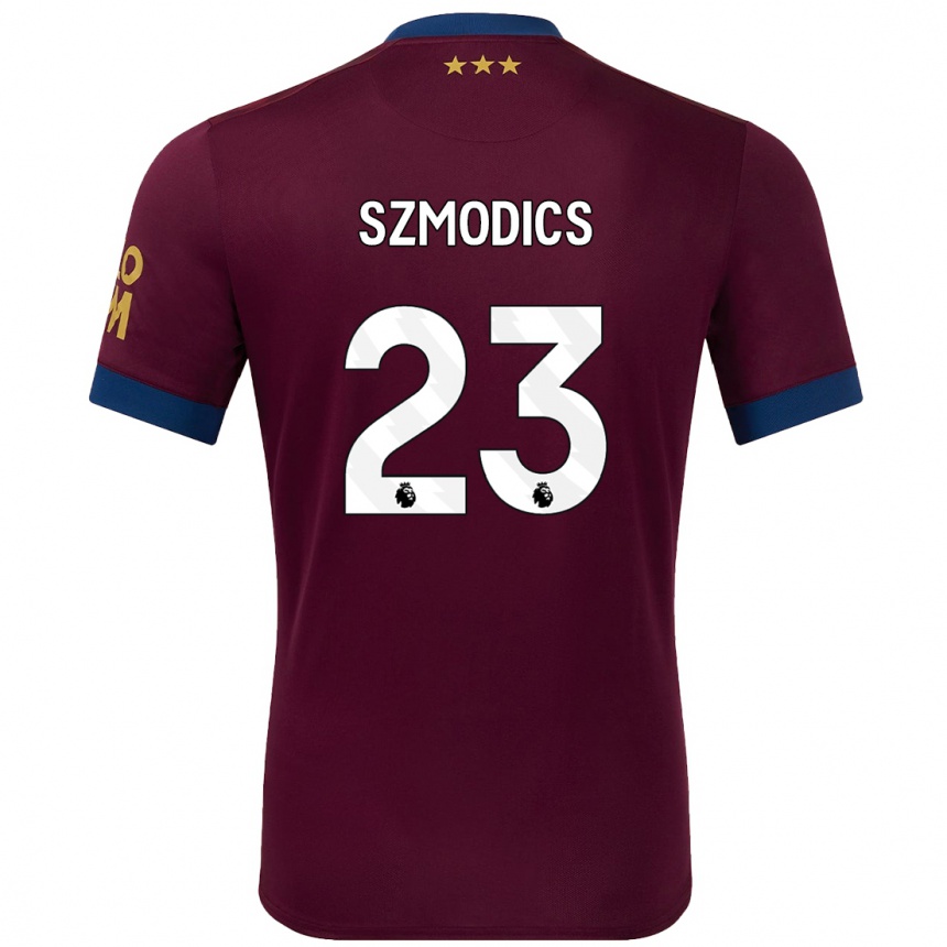 Enfant Football Maillot Sammie Szmodics #23 Marron Tenues Extérieur 2024/25 Canada