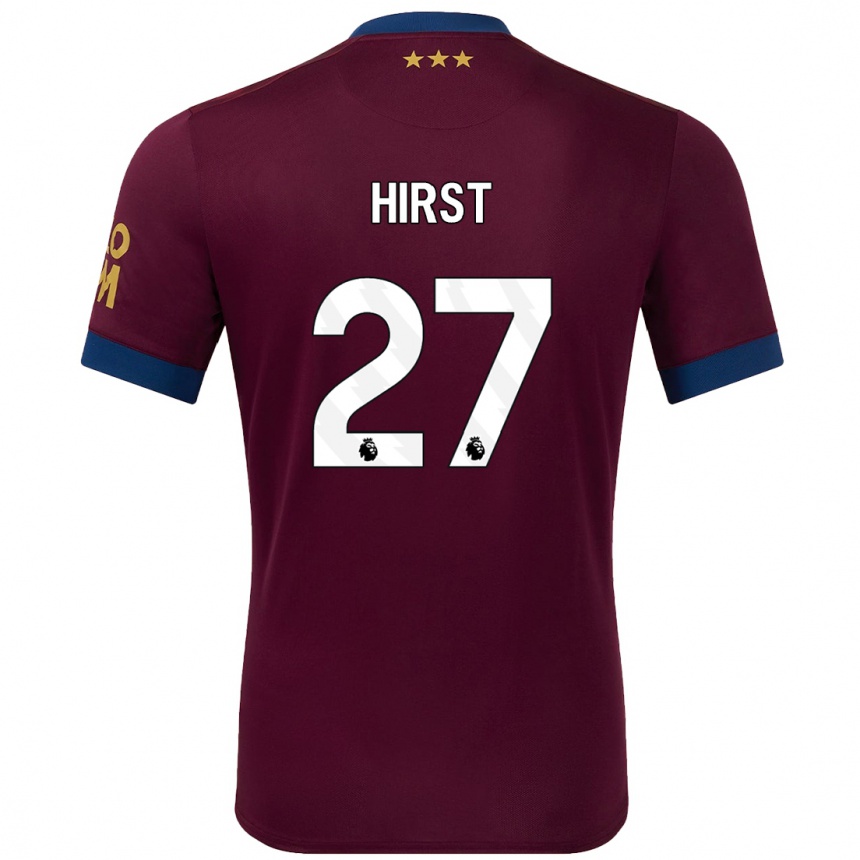 Kids Football George Hirst #27 Brown Away Jersey 2024/25 T-Shirt Canada