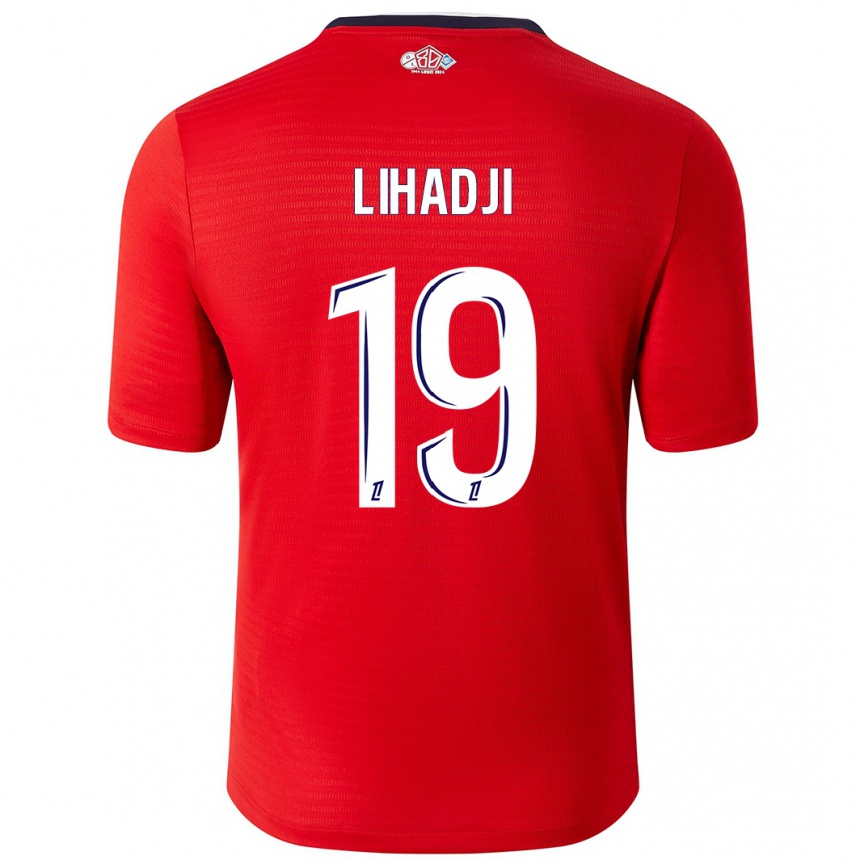 Homme Football Maillot Isaac Lihadji #19 Rouge Blanc Tenues Domicile 2024/25 Canada