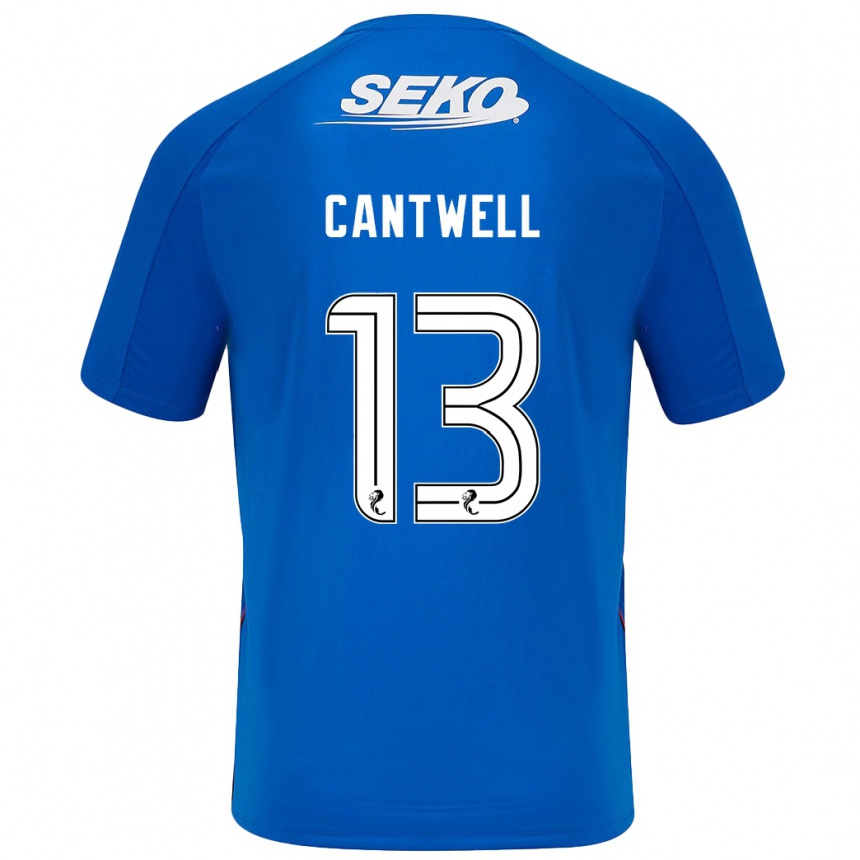 Homme Football Maillot Todd Cantwell #13 Bleu Foncé Tenues Domicile 2024/25 Canada