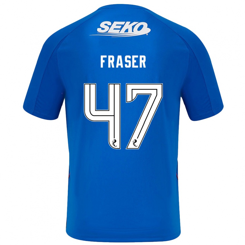 Homme Football Maillot Robbie Fraser #47 Bleu Foncé Tenues Domicile 2024/25 Canada