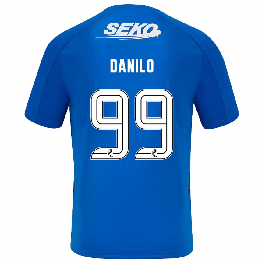 Homme Football Maillot Danilo #99 Bleu Foncé Tenues Domicile 2024/25 Canada