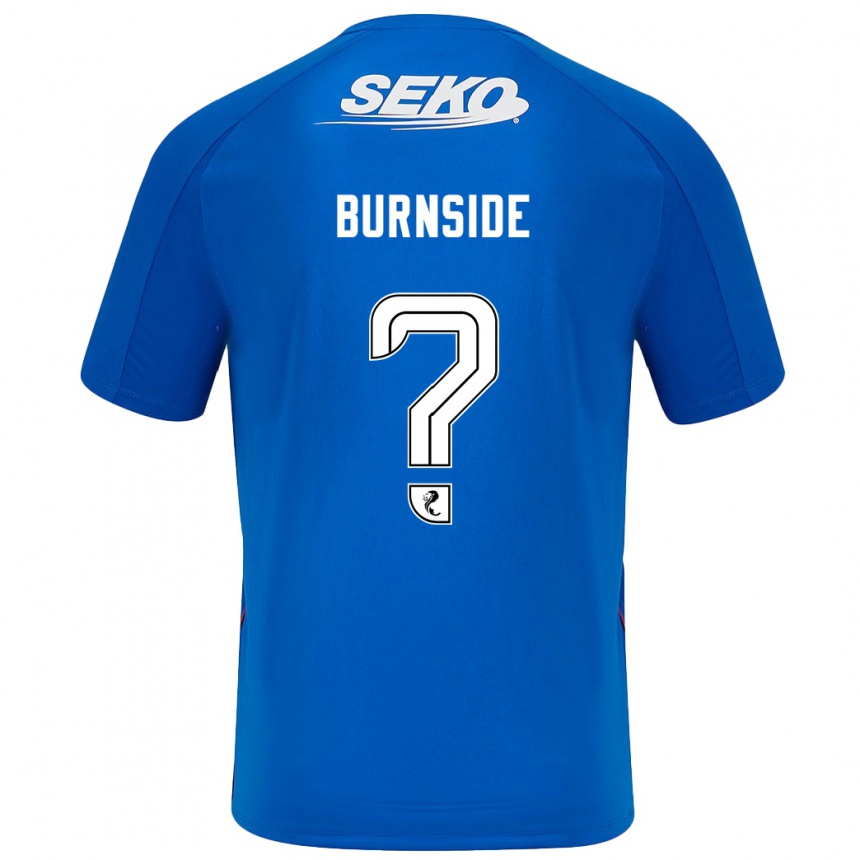 Men Football Callum Burnside #0 Dark Blue Home Jersey 2024/25 T-Shirt Canada