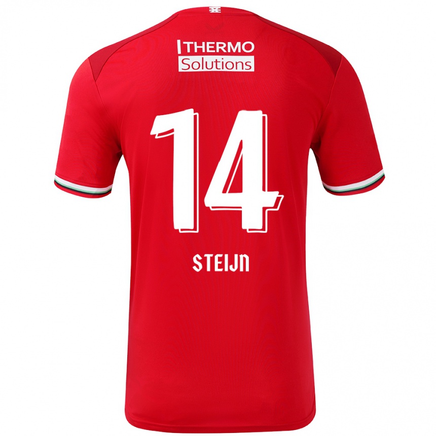 Men Football Sem Steijn #14 Red White Home Jersey 2024/25 T-Shirt Canada