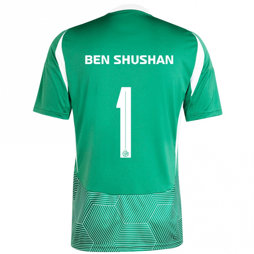 Homme Football Maillot Ori Ben Shushan #1 Vert Blanc Tenues Domicile 2024/25 Canada