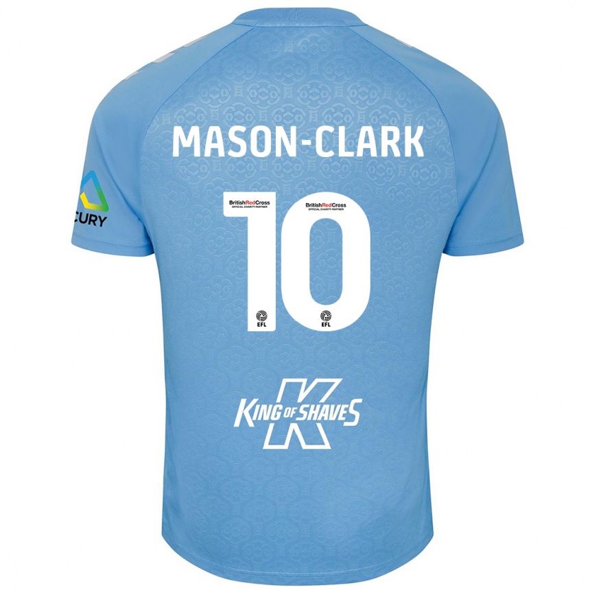 Men Football Ephron Mason-Clark #10 Blue White Home Jersey 2024/25 T-Shirt Canada