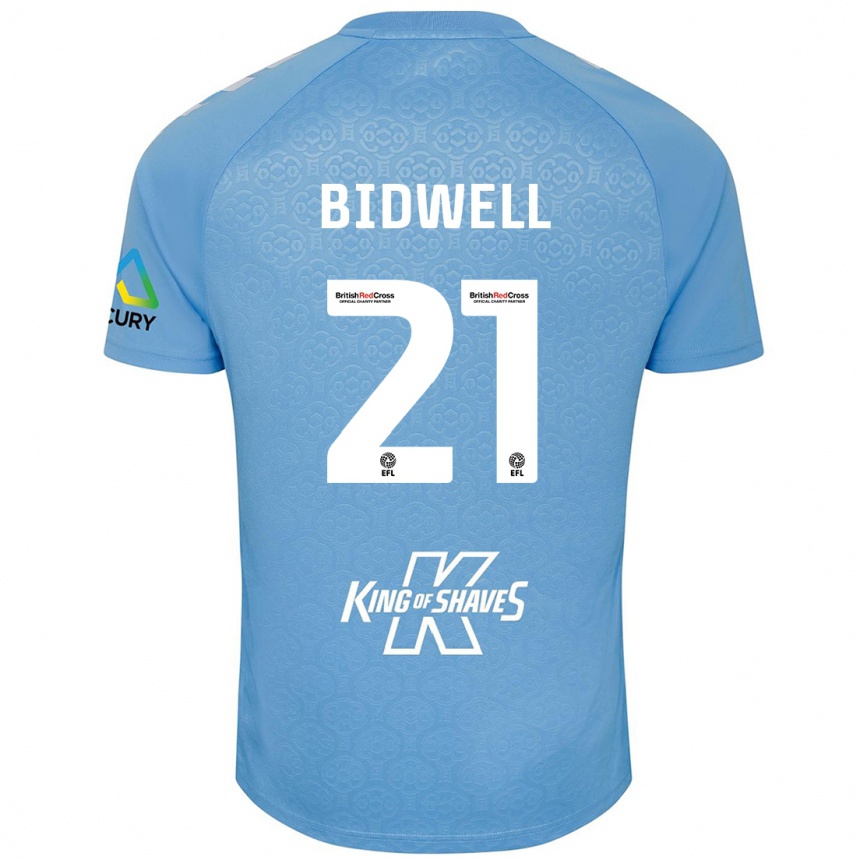 Homme Football Maillot Jake Bidwell #21 Bleu Blanc Tenues Domicile 2024/25 Canada