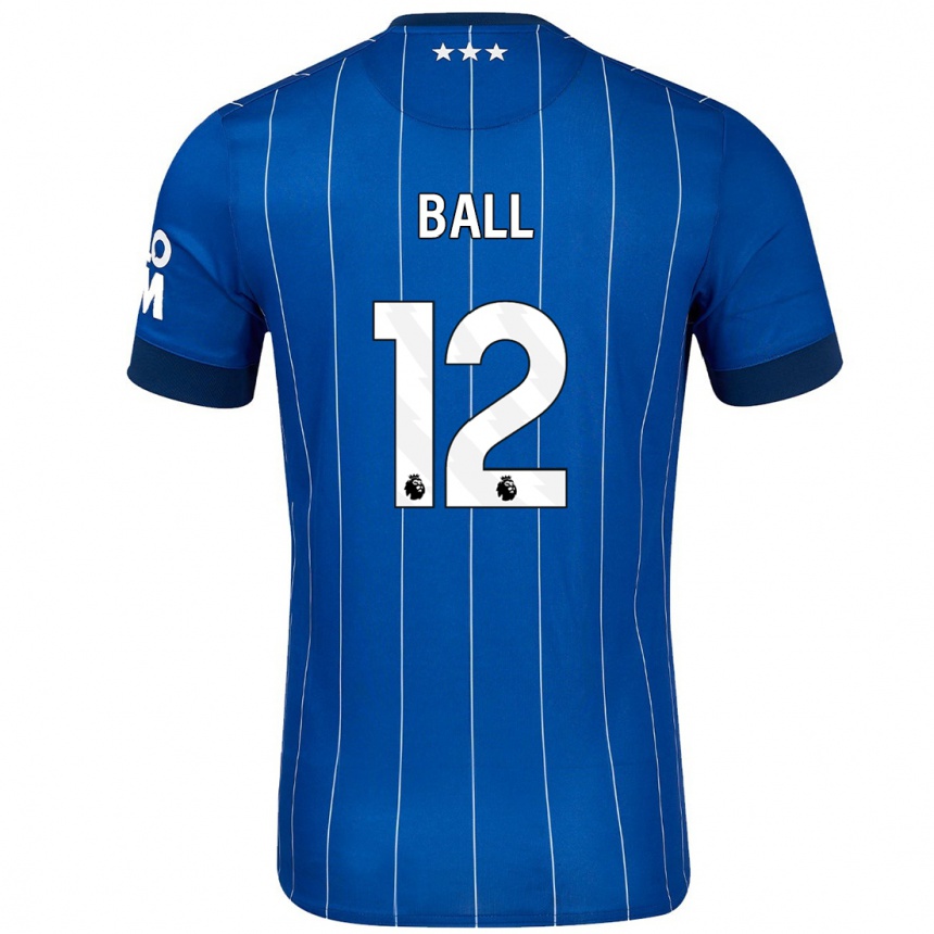 Homme Football Maillot Dominic Ball #12 Bleu Marine Tenues Domicile 2024/25 Canada