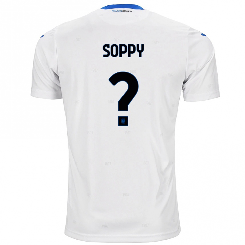 Men Football Brandon Soppy #0 White Away Jersey 2024/25 T-Shirt Canada