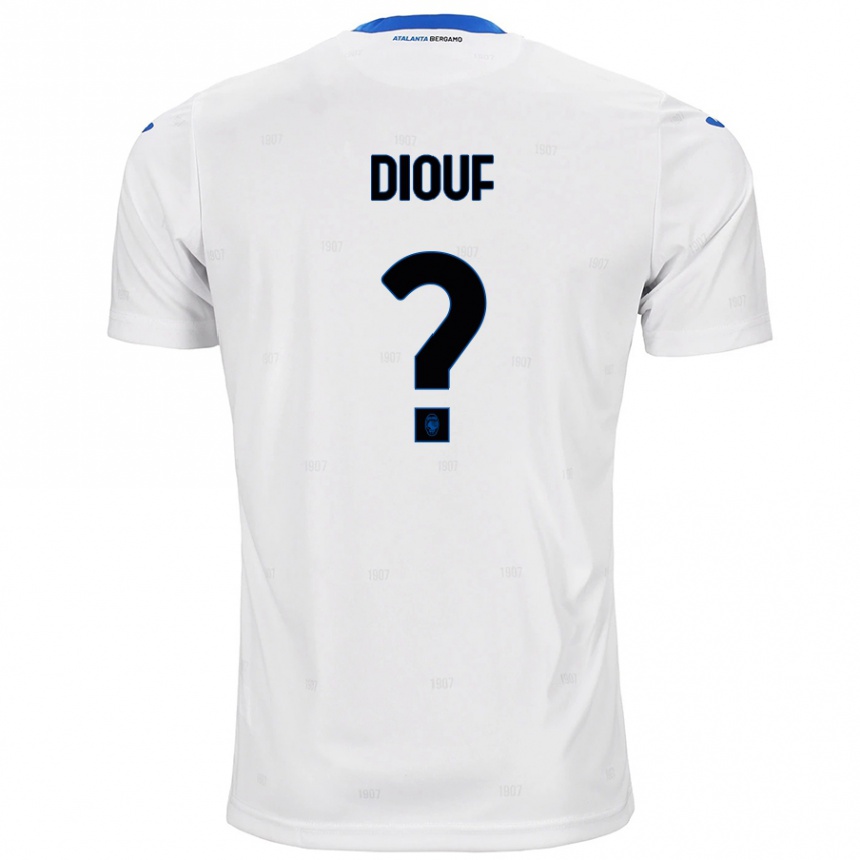 Men Football Cheikh Diouf #0 White Away Jersey 2024/25 T-Shirt Canada