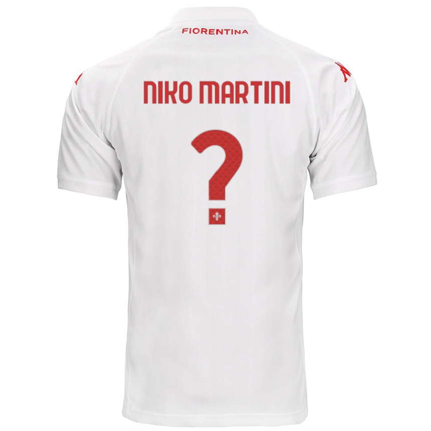 Homme Football Maillot Niko Martini #0 Blanc Tenues Extérieur 2024/25 Canada