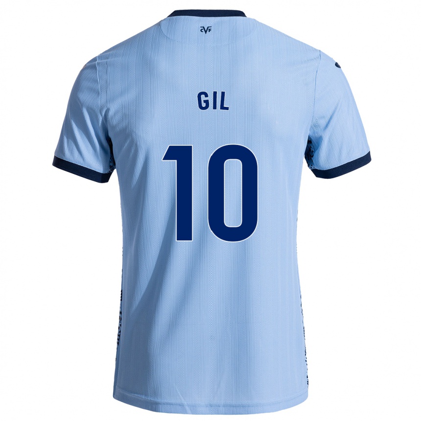 Men Football Markel Gil #10 Sky Blue Away Jersey 2024/25 T-Shirt Canada