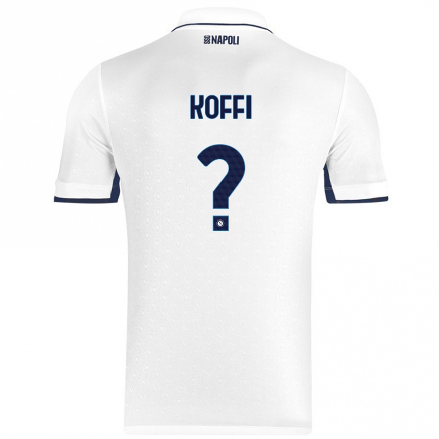 Men Football Cedrick Koffi #0 White Royal Blue Away Jersey 2024/25 T-Shirt Canada