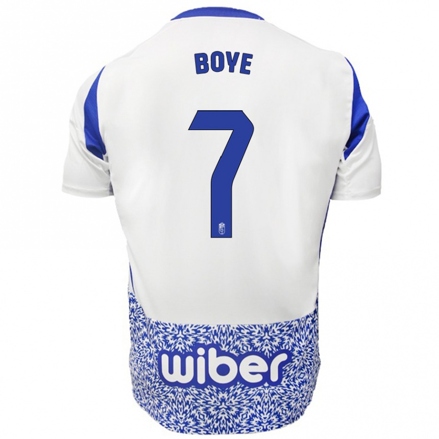 Homme Football Maillot Lucas Boyé #7 Blanc Bleu Tenues Extérieur 2024/25 Canada