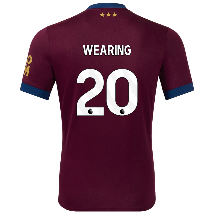 Men Football Megan Wearing #20 Brown Away Jersey 2024/25 T-Shirt Canada