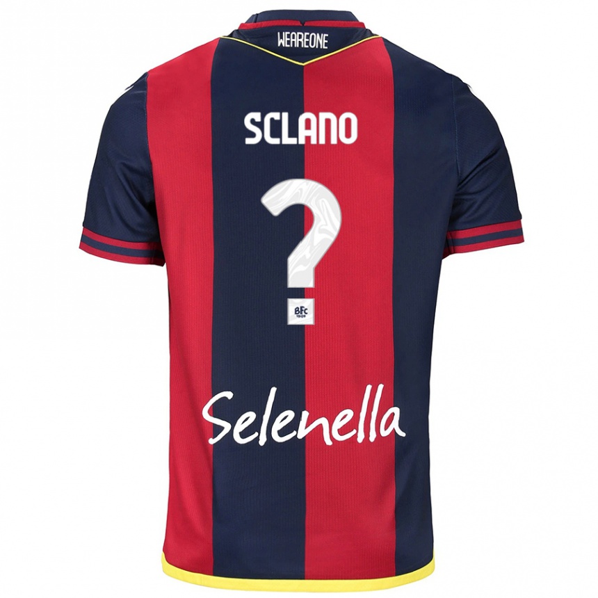 Women Football Saymon Sclano #0 Red Royal Blue Home Jersey 2024/25 T-Shirt Canada