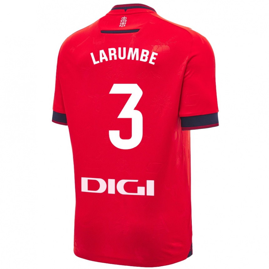 Women Football Saioa Larumbe Beloqui #3 Red White Home Jersey 2024/25 T-Shirt Canada