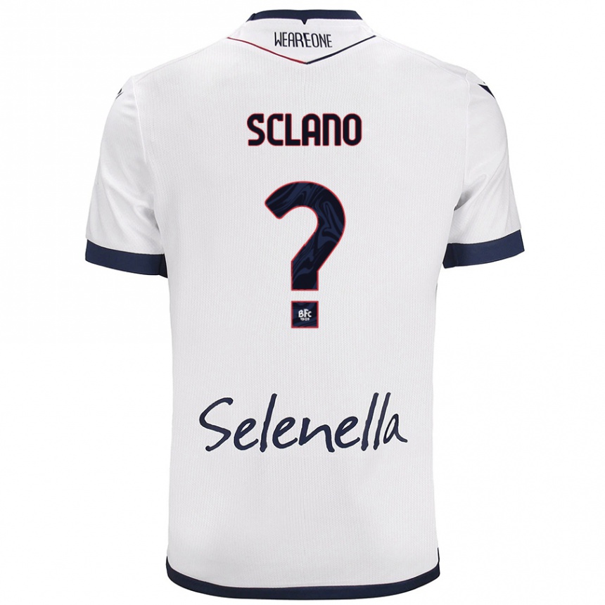 Women Football Saymon Sclano #0 White Royal Blue Away Jersey 2024/25 T-Shirt Canada