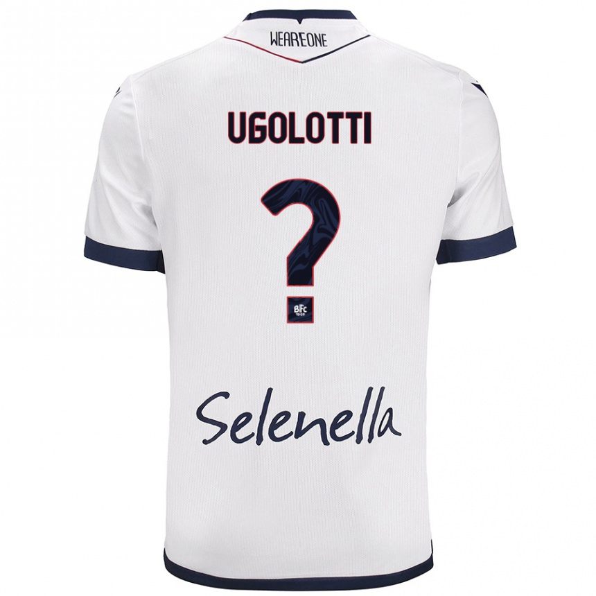 Women Football Alan Ugolotti #0 White Royal Blue Away Jersey 2024/25 T-Shirt Canada