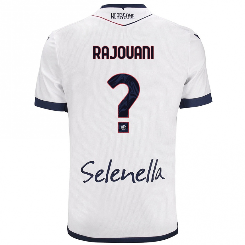 Women Football Yassir Rajouani #0 White Royal Blue Away Jersey 2024/25 T-Shirt Canada