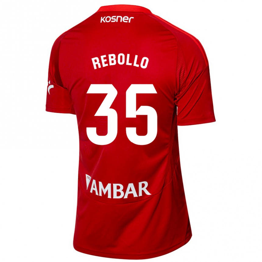 Women Football Dani Rebollo #35 White Blue Away Jersey 2024/25 T-Shirt Canada