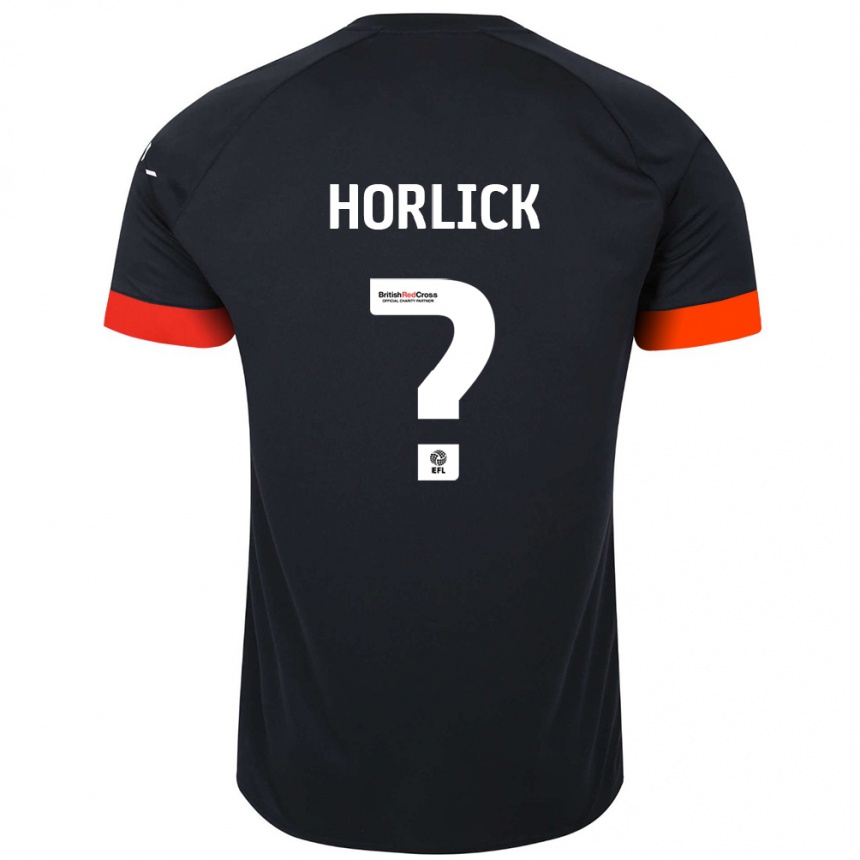 Women Football Jameson Horlick #0 Black Orange Away Jersey 2024/25 T-Shirt Canada