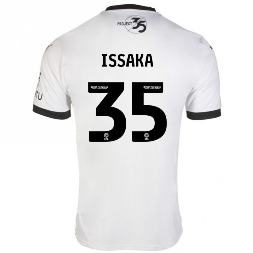 Femme Football Maillot Freddie Issaka #35 Blanc Noir Tenues Extérieur 2024/25 Canada