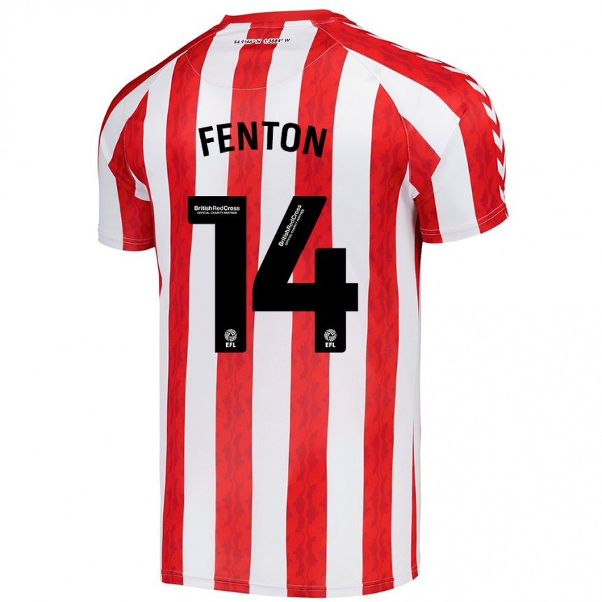 Enfant Football Maillot Natasha Fenton #14 Rouge Blanc Tenues Domicile 2024/25 Canada