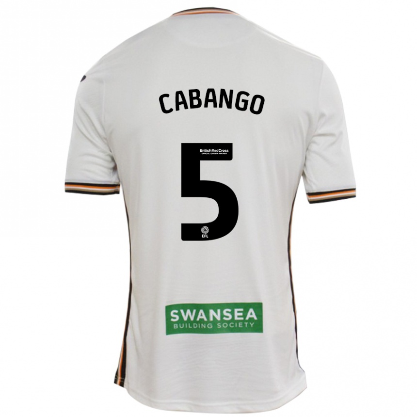 Enfant Football Maillot Ben Cabango #5 Blanc Tenues Domicile 2024/25 Canada