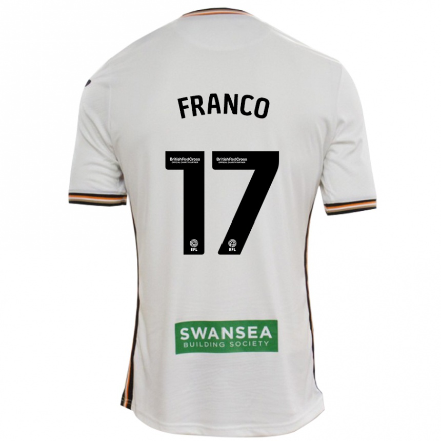 Enfant Football Maillot Gonçalo Franco #17 Blanc Tenues Domicile 2024/25 Canada