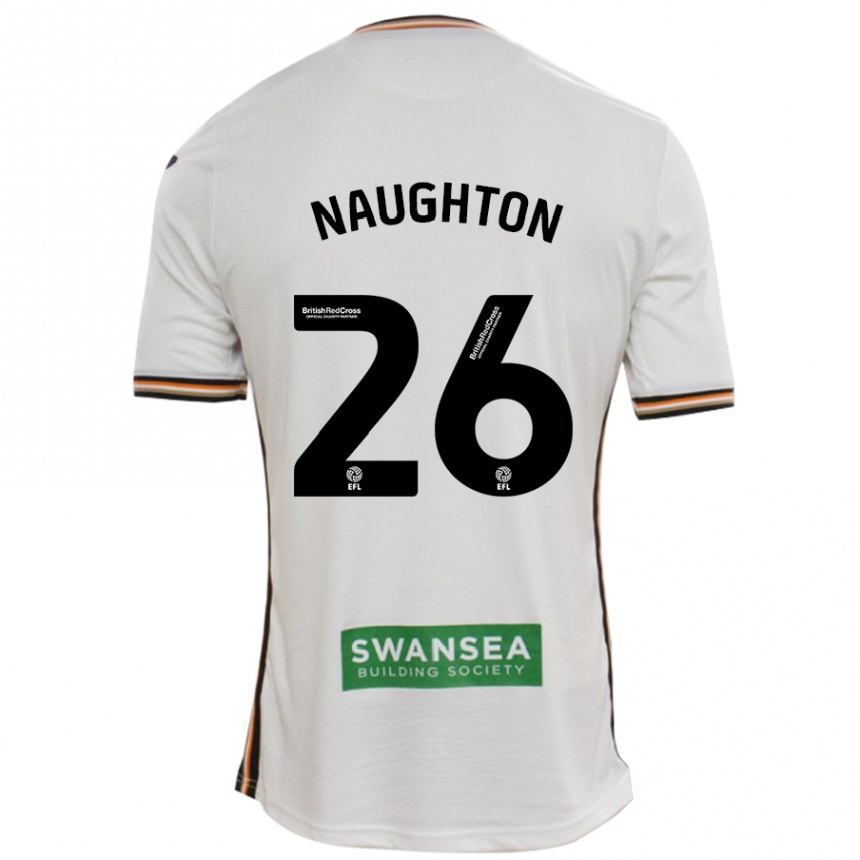 Enfant Football Maillot Kyle Naughton #26 Blanc Tenues Domicile 2024/25 Canada