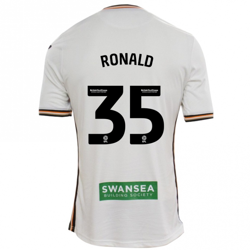 Enfant Football Maillot Ronald #35 Blanc Tenues Domicile 2024/25 Canada