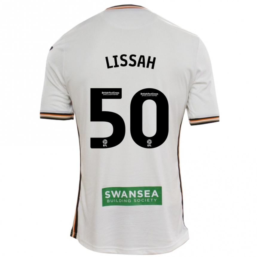 Kids Football Filip Lissah #50 White Home Jersey 2024/25 T-Shirt Canada