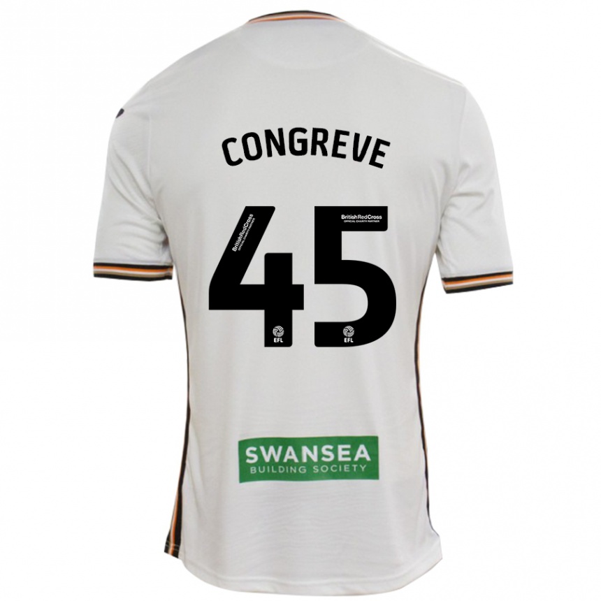 Enfant Football Maillot Cameron Congreve #45 Blanc Tenues Domicile 2024/25 Canada