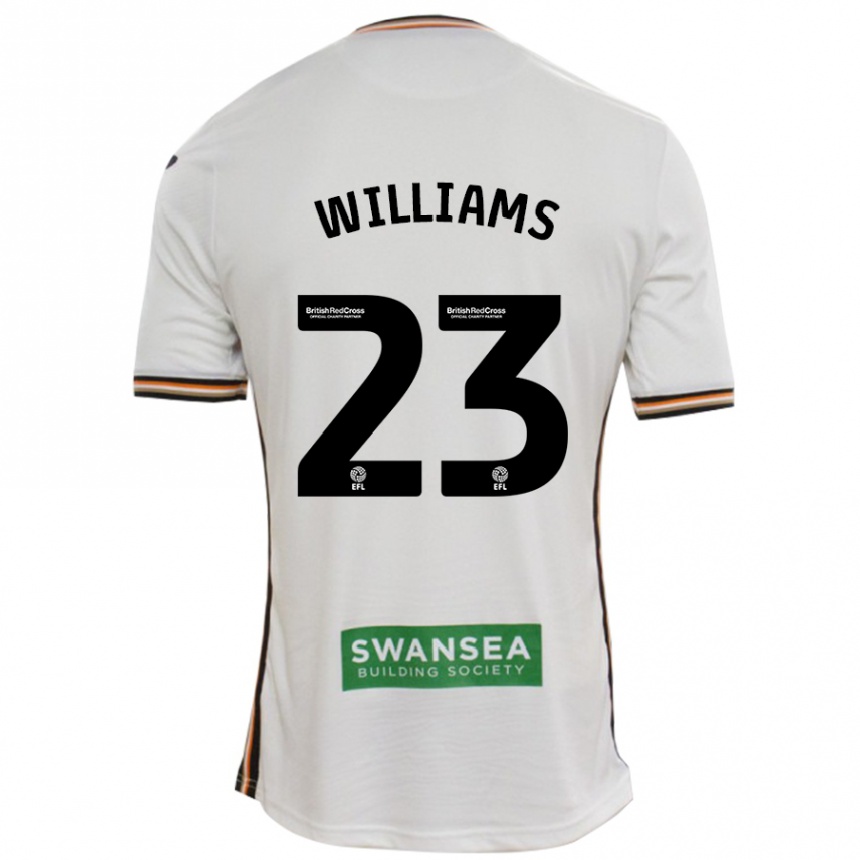 Kids Football Jessica Williams #23 White Home Jersey 2024/25 T-Shirt Canada