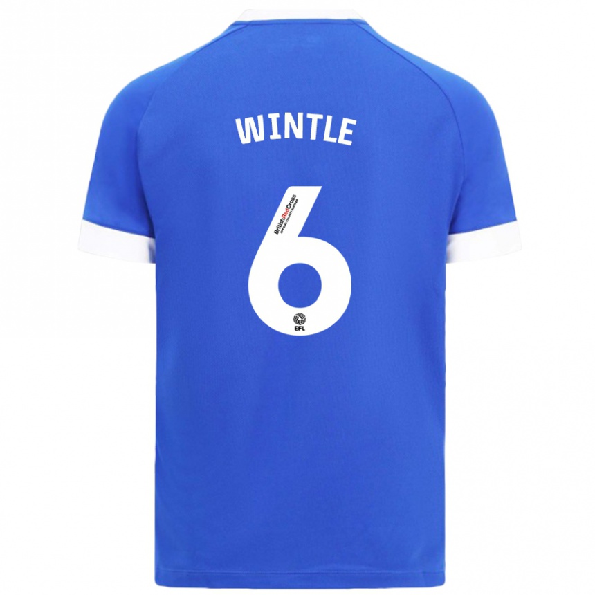 Enfant Football Maillot Ryan Wintle #6 Bleu Ciel Tenues Domicile 2024/25 Canada