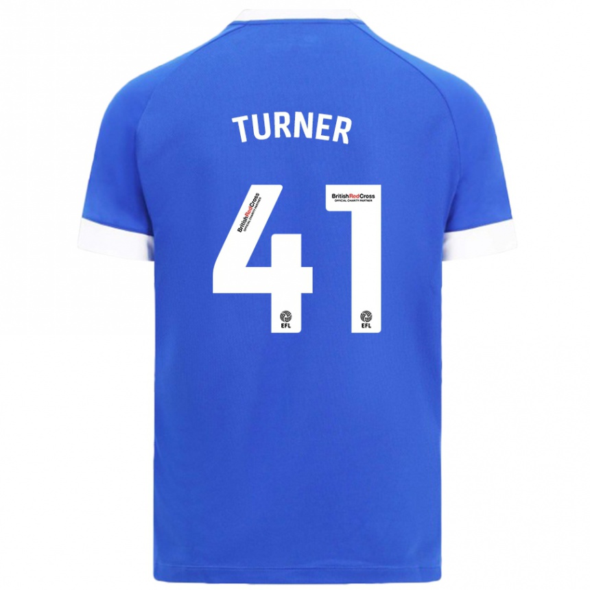 Enfant Football Maillot Matthew Turner #41 Bleu Ciel Tenues Domicile 2024/25 Canada