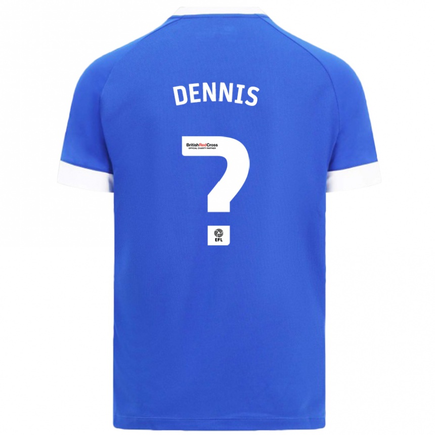 Kids Football Jake Dennis #0 Sky Blue Home Jersey 2024/25 T-Shirt Canada